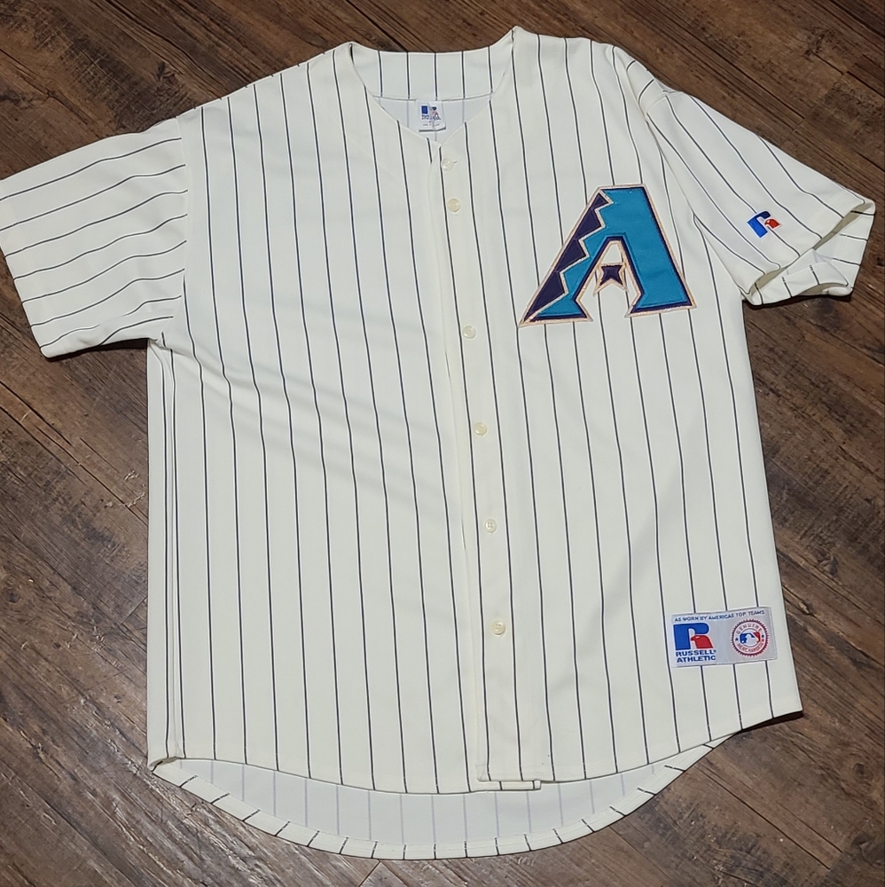 Vintage Arizona Diamondbacks Baseball Jersey by Russell Athletic Size M